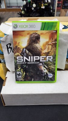 CIB SNIPER GHOST WARRIOR MICROSOFT XBOX 360 VIDEO GAME COMPLETE IN BOX