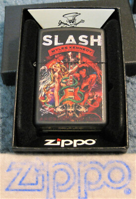 ZIPPO MUSIC Lighter SLASH 48187 APOCALYPTIC LOVE  New in Box  MYLES KENNEDY