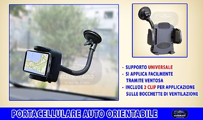 Handy-Halter Universal mit Saugnapf für Telefon Smartphone GPS Navigator IPHONE