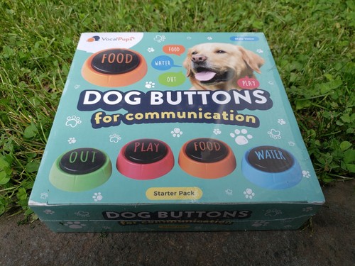 VocalPups Botones de Hablar para Perros Animales Macho Voz Mascota Herramienta de Aprendizaje NUEVO - Imagen 3 de 9