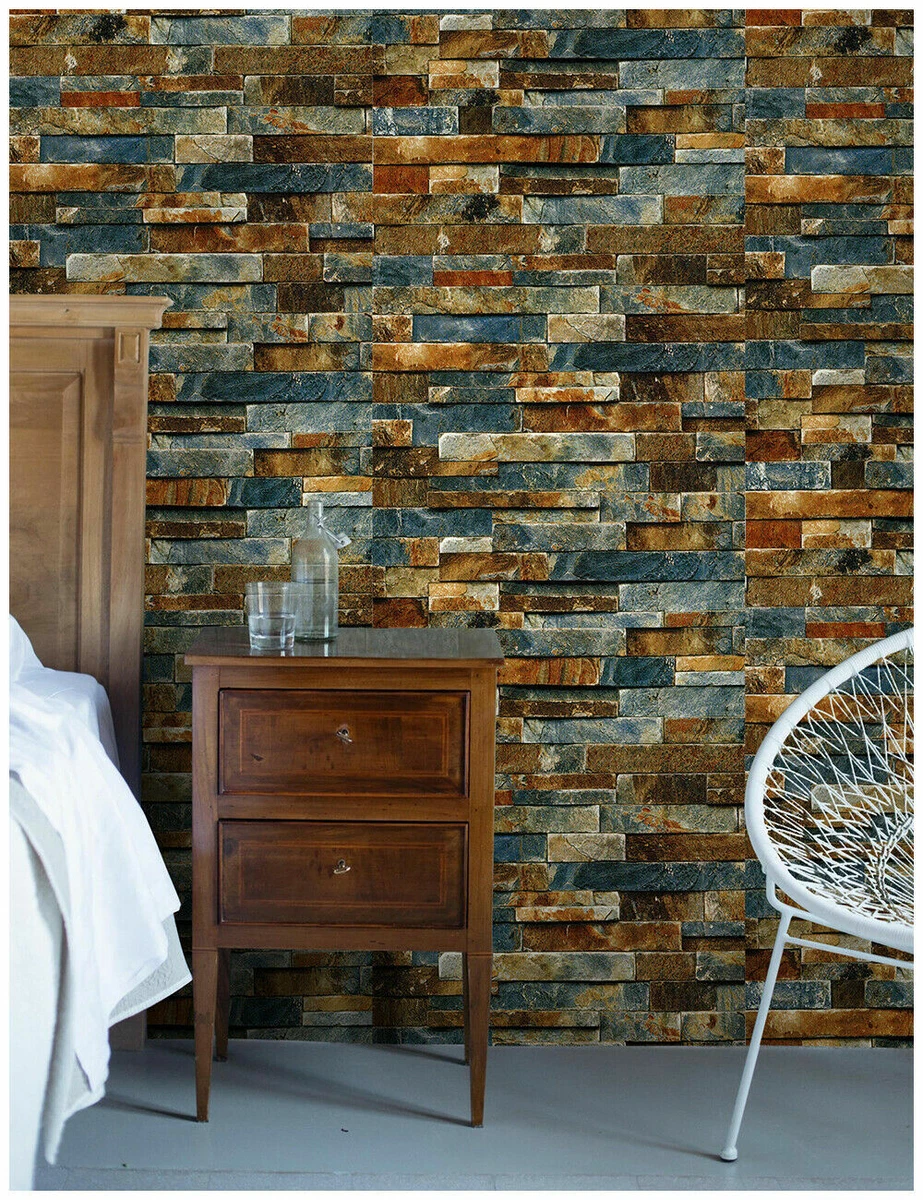 Peel and stick brick wallpaper deals