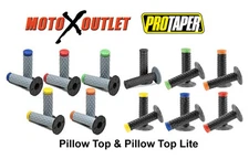ProTaper Pillow Top MX Lite Grips Dirt Bike Neon Tri Dual Density Pro Taper 