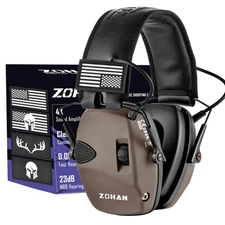 Electronic Shooting Earmuffs Built in Ambient Sound Amplifier, Hearing Protec...