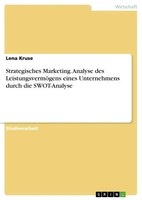 Lena Kruse | Strategisches Marketing. Analyse Des LeistungsvermöGens Eines...