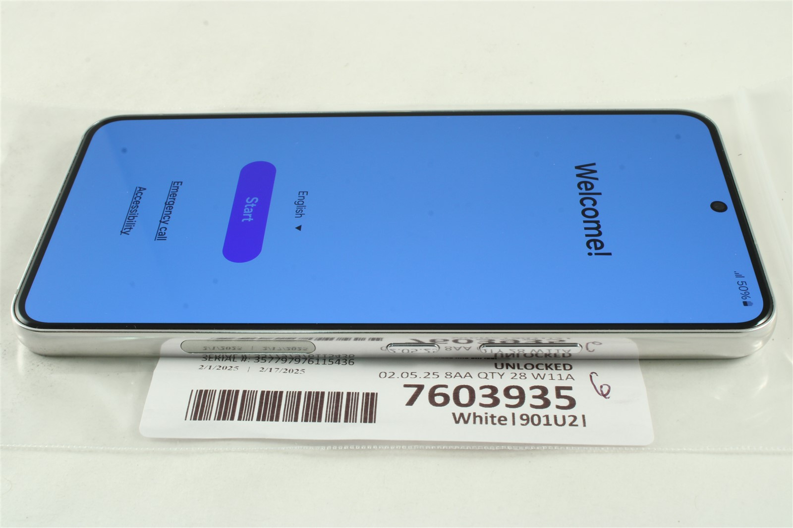 Samsung Galaxy S22 5G 256GB White - Unlocked AT&T T-Mobile Verizon 7603935