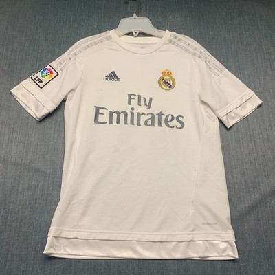 Adidas Youth Real Madrid Bale 11 Climacool Soccer Jersey Size XL White LFP Shirt