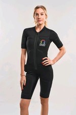 OHM Fitness emPower EMS Suit w/ 20 Electro Pads - Black - Women's Size Medium