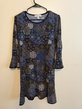 Women’s Michael Kors Blue Mid Length Dress Size Medium (417)