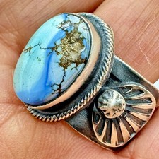 Navajo Golden Hills Men's Ring