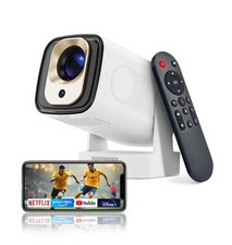 Mini Projector Native 1080P  4K Support 330 ANSI Brightness with Voice Control