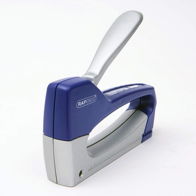 0957 T8 Lite Duo ABS und MetallTacker mit 300 13/6 mm Heftklammern, Blau/Silber