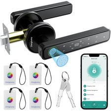 Fingerprint Door Lock, Door Locks for Bedrooms, Biometric Door Lock with Fing...
