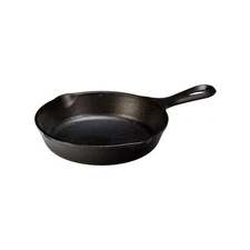 Lodge 6-1/2 Inch Cast Iron Pre-Seasoned Skillet - Black