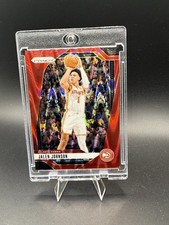 2024-25 Panini Prizm Jalen Johnson #120 Red Prizm /299 Atlanta Hawks NBA