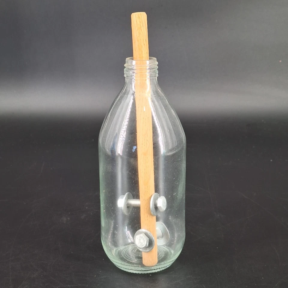 Bolts and Nuts Frustration Challenge Glass Puzzle Bottle Engaging Teaser - Image 3 of 4