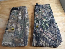 Scent Control Shield/Rain Blocker S3 Men's Camo Hunting Pants Sz MEDIUM Lot Of 2