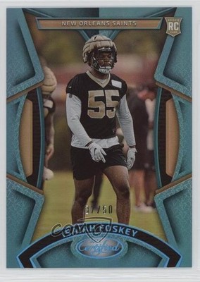 2023 Certified Rookies Mirror Teal 37/50 Isaiah Foskey #197 Rookie RC 11pj