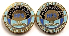 Lot 2 Los Angeles Hyperion HFS Full Secondary Clean Water Program LA City Pins