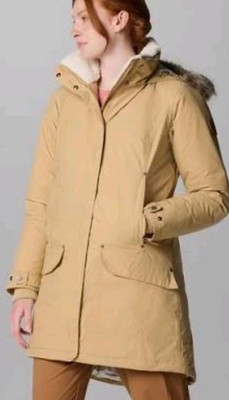 Womens Columbia ICELANDITE 2 TURBODOWN Omni HEAT Waterproof LONG Jacket Sz XL 