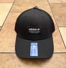 Adidas Snapback Trucker Hat Black/White One Size Unisex