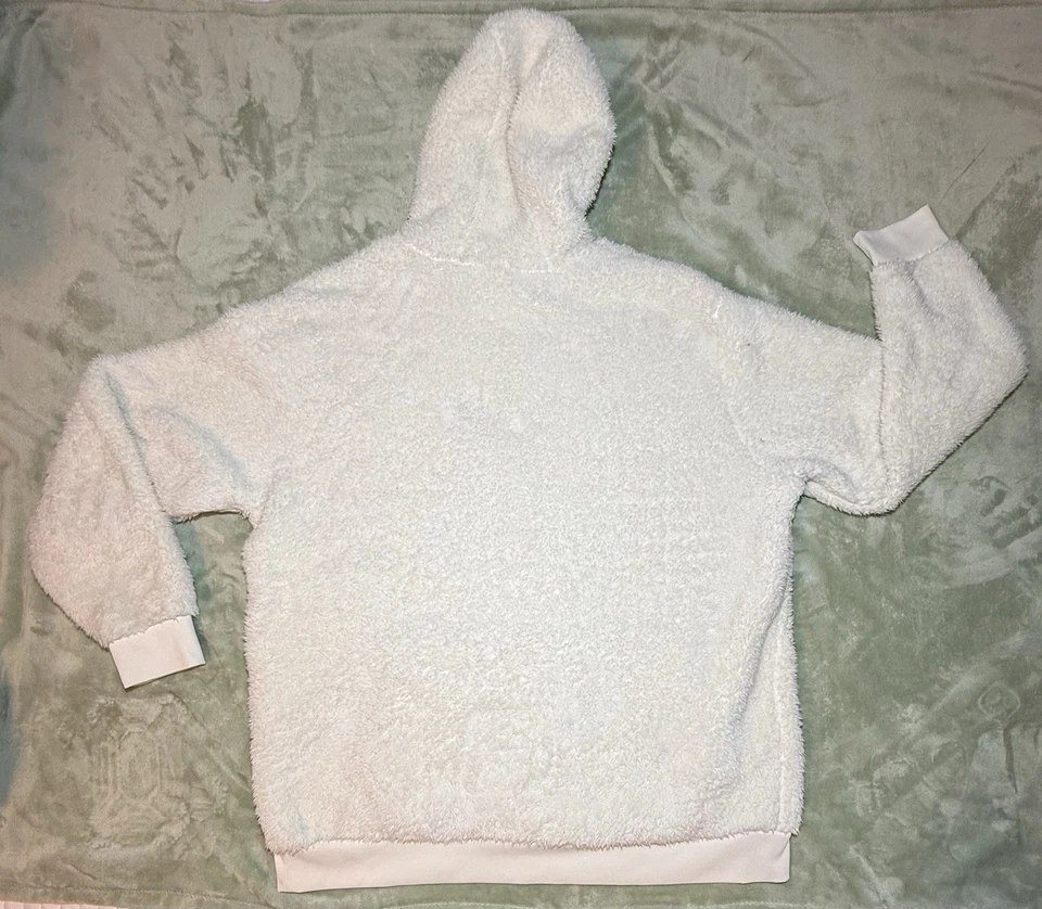 Polo Sport Ralph Lauren Para Hombres 2XLT Blanco Sherpa Pila Alta Polar Sudadera con Capucha Pullover Foto 3 de 4