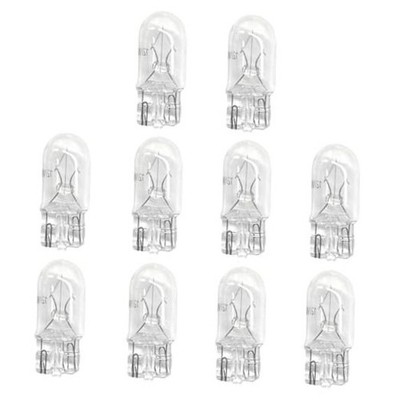 LAINLOY 10 PCS T10 12V 5W Car Flat Foot Mini Lights, Car Brake T10-Standard