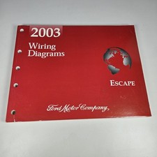 2003 FORD ESCAPE Electrical Wiring Diagram Service Shop REPAIR Manual EWD OEM