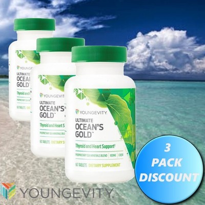 Youngevity Dr. Wallach Ultimate Ocean's Gold  - 60 Tablets (3 Pack)