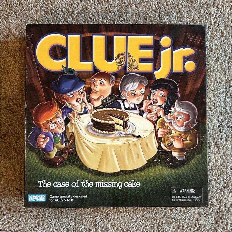 Clue Junior The Case of the Missing Cake Board Game Complete