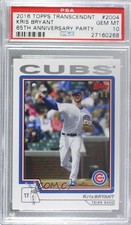 2016-17 Topps Transcendent Party 36/65 Kris Bryant #KB-2004 PSA 10 GEM MT 1b0