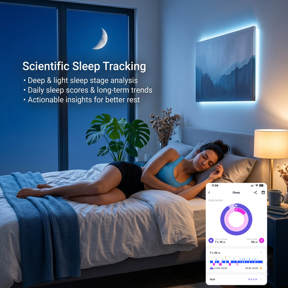 Smart Ring for Women Men Blood Glucose Lipid Uric Acid Tracker Cycle ...