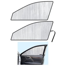 Side Window Front Seat Reflective Sunshade Custom Fit for 2016 2017 2018 2019...