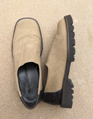 DONALD J PLINER Suede Lug Sole Loafers 10.5 - italy chunky y2k roa bacco square