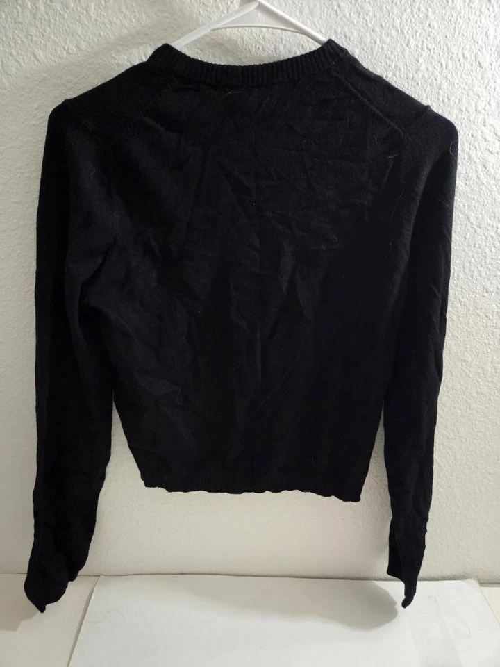 French Connection Women's Black Cosysoft Fitted Cardigan Size XS - Image 3 of 4