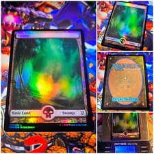 MTG Swamp V.1 🇬🇧  Nm Full Art Expedition Land FOIL Zendikar Rising ZNR OG