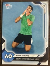 2026 Topps Now Tennis #9-sp Novak Djokovic Atp Australian Open Image Variation