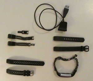 Fitbit Alta HR and Assorted Bands Charger Dongle
