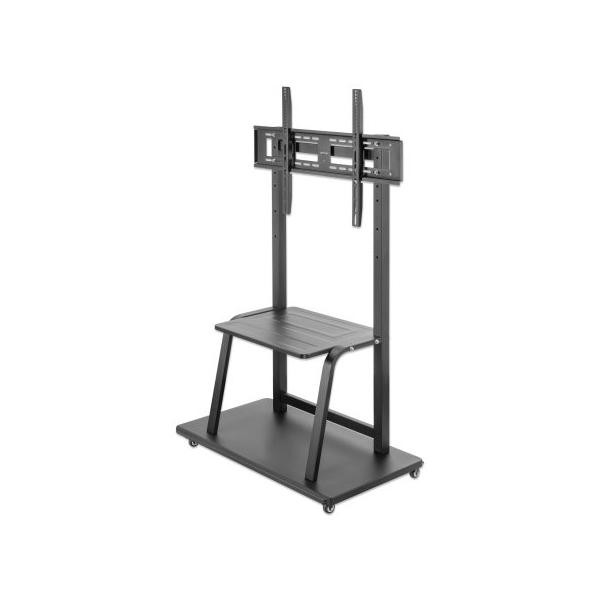 Manhattan Blu Multimedia Tv-Ständer Auf Rollen Mit Extrem Hoher Traglast 150 Kg 37 Bis 100 Carrello Per Tv 94,0 Cm (37) - 254,0 Cm (100) Regolabile In... - Immagine 3