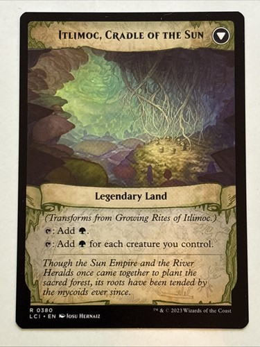 MTG Lost Caverns of Ixalan Growing Rites of Itlimoc Extended Art 0380 NM Rare - Picture 2 of 2