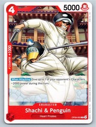 Shachi & Penguin OP09-003 Common Emperors in the New World One Piece TCG