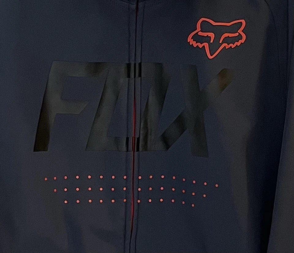 FOX Racing Men’s XL Hooded Flexair Jacket Pewter 17452 Bionic Brawled 3000mm - Image 4 of 4