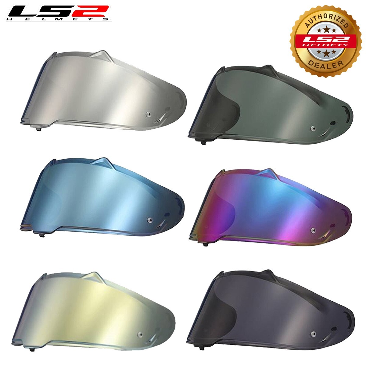 LS2 FF807 Dragon Motorcycle Helmet Visor Triangle Shape Anti-Fog