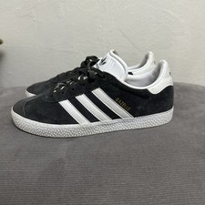 Adidas Originals Gazelle Juniors Grey / White / Gold - Size 4.5