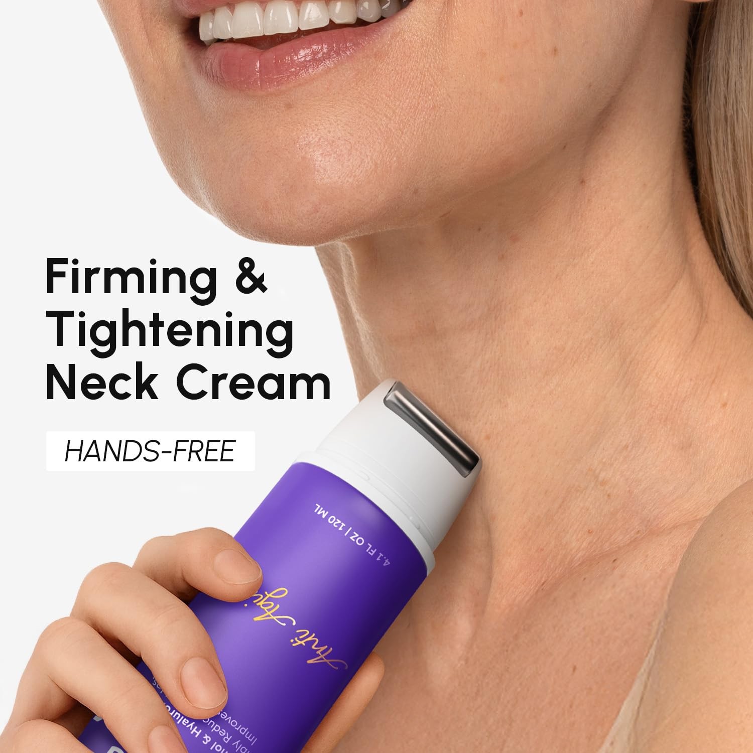 MAREE Neck Cream with Face Roller – Neck Creams For Tightening and Firming –