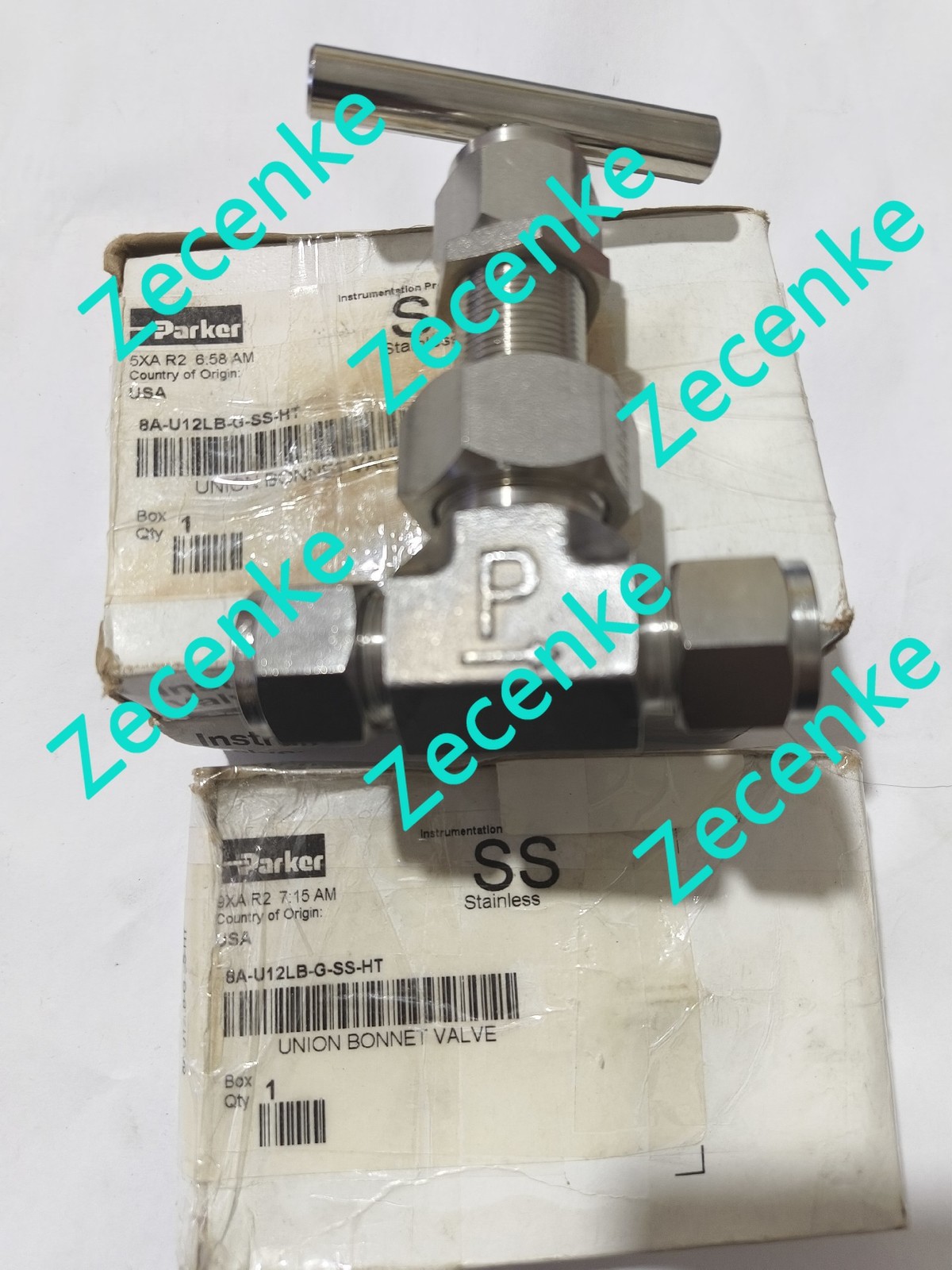 1 PCS Parker 1/2 ferrule needle valve 8A-U12LB-G-SS-HT