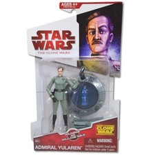 ADMIRAL YULAREN CW07 Star Wars The Clone Wars Action Figure Holo-com Table