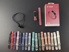 Fitbit Luxe Fitness Tracker Watch with Charger 17 Extra Bands