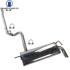 For 07-11 Jeep Wrangler Jk 2-door Only 3.8l Rear Exhaust Muffler Mid Pipe Kit