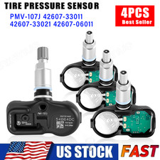 4PCS TPMS 42607-33021 PMV-107J For Lexus RX350 2007-2015 Tire Pressure Sensor