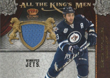 2011-12 Crown Royale All The Kings Men Materials #21 Dustin Byfuglien
